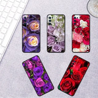 เคสนิ่ม ลายดอกกุหลาบ TE29 สําหรับ Samsung Galaxy A82 A70 A50S A50 A40S A30S A30 A20S A20 A12