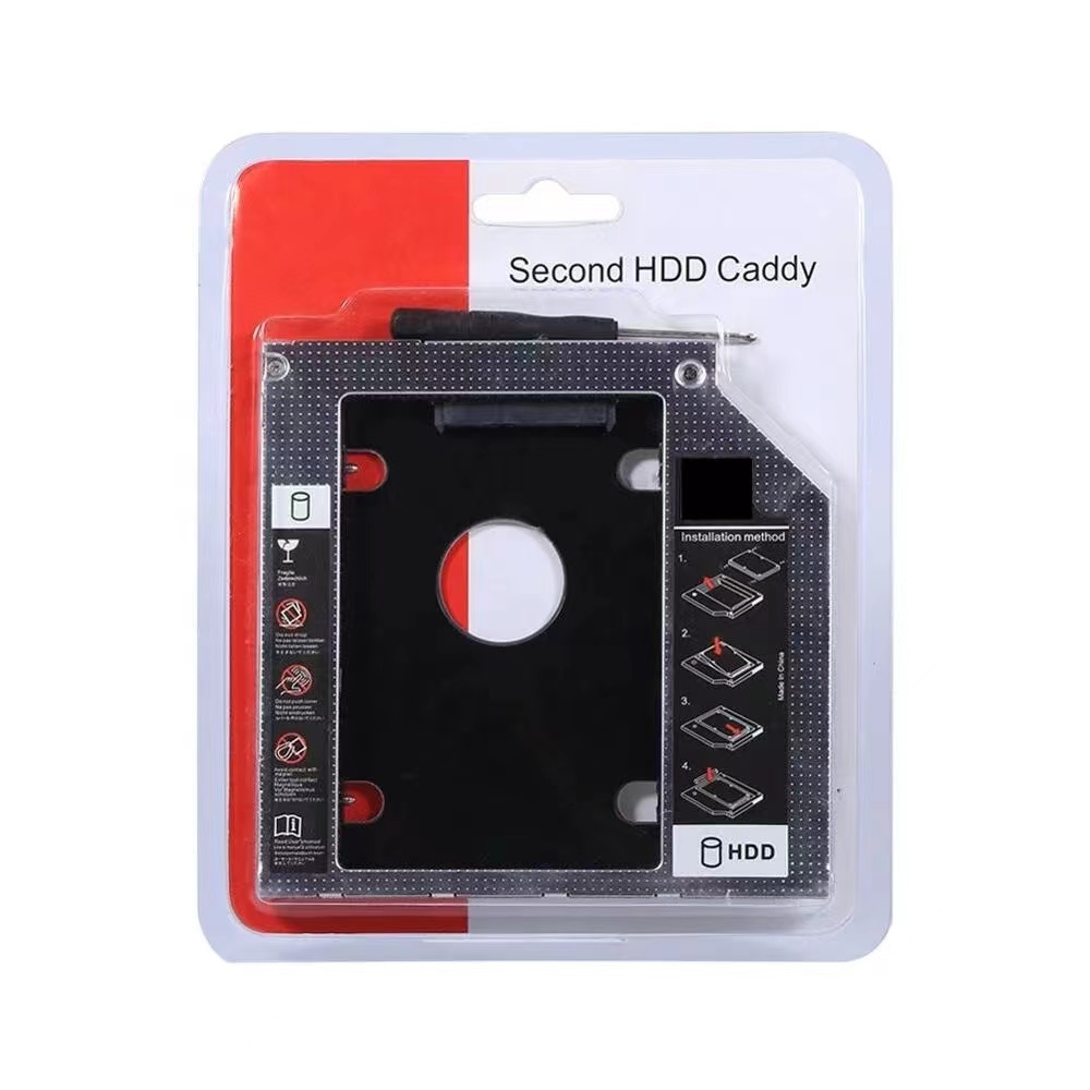 Caddy HDD / SSD DVD Room Slot Replacement สําหรับฮาร์ดดิสก์