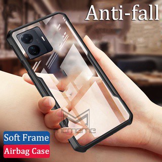 เคสอะคริลิคใส + TPU กรอบแข็งแรง สําหรับ VIVO Y36 Y35 Y02T