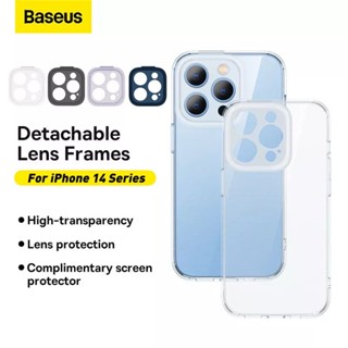 Baseus ภาพลวงตา เคสป้องกัน ฟรีกระจกนิรภัย สําหรับ iPhone 14