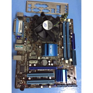 ชุดเมนบอร์ด Intel 775 ASUS-775 รองรับ DDR3 + CPU Pentium Dual-Core E5700