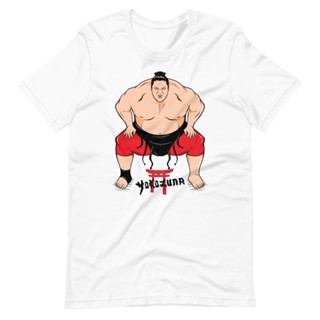 เสื้อครอปสายฝอ เสื้อคู่รัก เสื้อยืด DIY WWE 2022 กราฟิกภาพประกอบ Yokozuna ใหม่ L_y เสื้อคู่วินเทจ