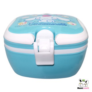 Bento Sphere Cinnamoroll Blue Sanrio Food Box กล่องข้าวหูล็อคทรงกลมซินามอโรลสีฟ้า ลายการ์ตูนซานริโอ