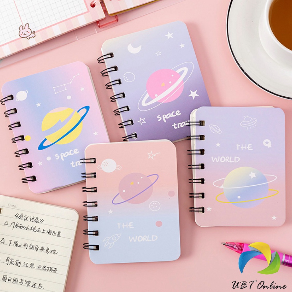UBT สมุดโน๊ตการ์ตูนแบบสันห่วง มีเส้น notebook