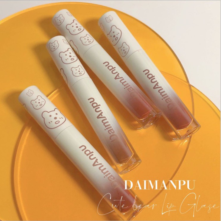 [พร้อมส่ง] Daimanpu® ลิปสติก ลิปกลอส เคลือบเงา รูปหมีน่ารัก พร้อมส่ง ...