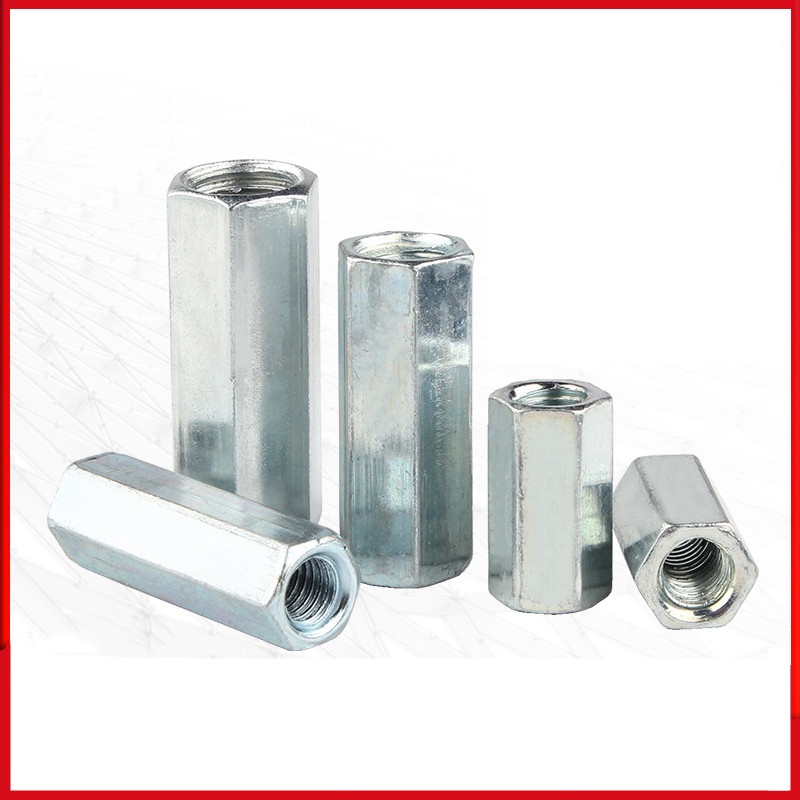 [JC] น็อตสกรูเหล็กชุบสังกะสี หกเหลี่ยม M4M5M6M8~M24