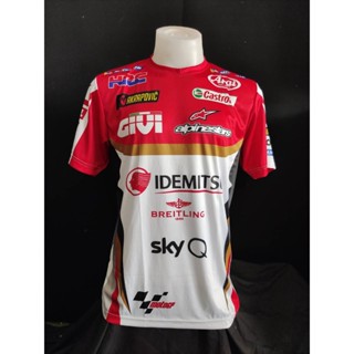 เสื้อมอเตอร์ไซค์MotoGP GIVI เสื้อกีฬาพิมพ์ลาย เสื้อพิมพ์ลายแฟชั่น