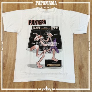 [ Pink Panther ] PANTERA เสื้อการ์ตูน เสื้อวิทเทจ papamama vintage shirt