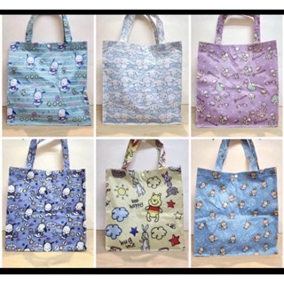 กระเป๋า PU ผ้ากันน้ำ ทรงA4 พร้อมส่ง ลายน่ารัก