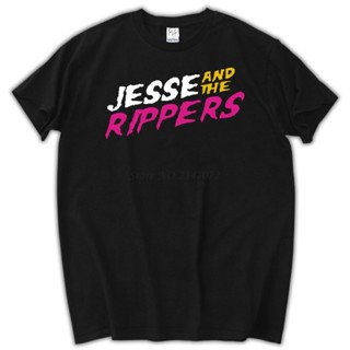 Tee เสื้อยืดลําลอง แขนสั้น พิมพ์ลายเนื้อเพลง Jesse And The Rippers 80S 90S สไตล์วินเทจ สําหรับผู้ชาย