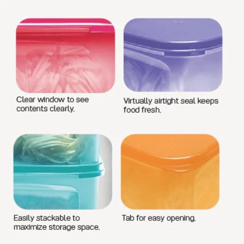 Tupperware รุ่น Modular mates mini rectangular (1ใบ) ขนาด 850ml//1.9L - รูปที่ 6