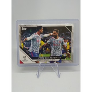 การ์ดบอล  Topps chrome champions league 2021/22 Soccer Cards