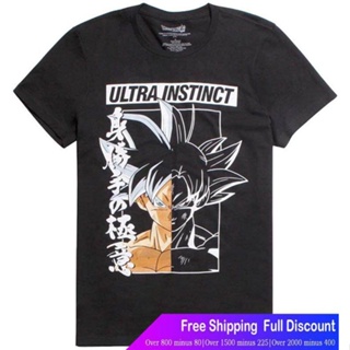 ❣❒▼ดราก้อนบอลเสื้อยืดลำลอง Dragon Ball Super Goku Ultra Instinct Split T-Shirt Dragon Ball Popular T-shirtsTEE