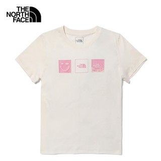 THE NORTH FACE W S/S NOVELTY BRANDING TEE - AP - GARDENIA WHITE เสื้อยืดแขนสั้น เสื้อผ้า เสื้อผ้าผู้หญิง