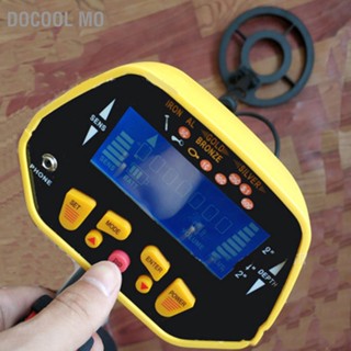 Docool Mo เครื่องตรวจจับโลหะ ความไวแสงสูง แบบพกพา น้ําหนักเบา จอแสดงผล Lcd ใต้ดิน กันน้ํา สีทอง