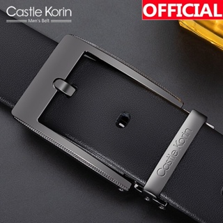 Castle Korin Cowhide เข็มขัดหนังวัวแท้ สําหรับผู้ชาย สายรัดแบรนด์ หัวเข็มขัด หมุด วินเทจ กางเกงยีน /01010