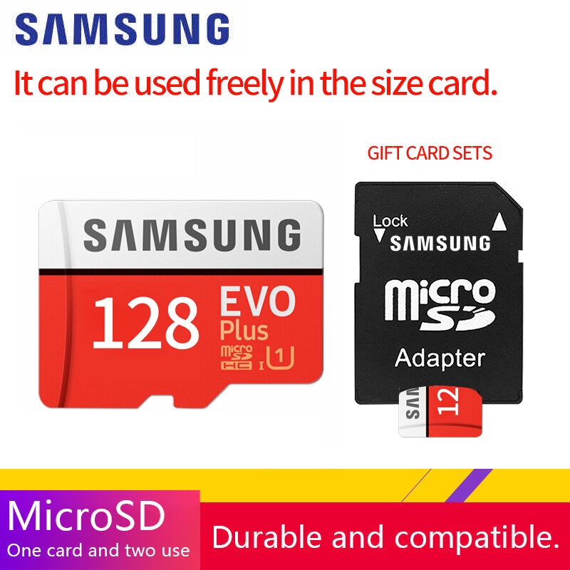 SAMSUNG Memory card การ์ดหน่วยความจำ micro SDHC sd card  32GB 64 gb 128 gb samsung ของแท้ XTVS