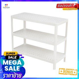 ชั้นวางรองเท้า 3 ชั้น STACKO MONO 70x30x57.9 ซม. สีขาว3-TIER SHOE RACK STACKO MONO 70X30X57.9cm WHITE