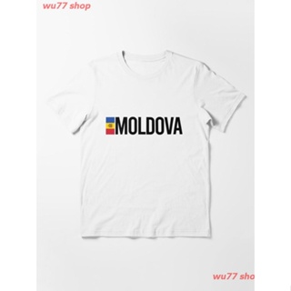 New Moldova Minimal Design Collection T-Shirt เสื้อยืด ดพิมพ์ลาย เสื้อยืดผ้าฝ้าย คอกลม cotton ความนิยม sale Unisex