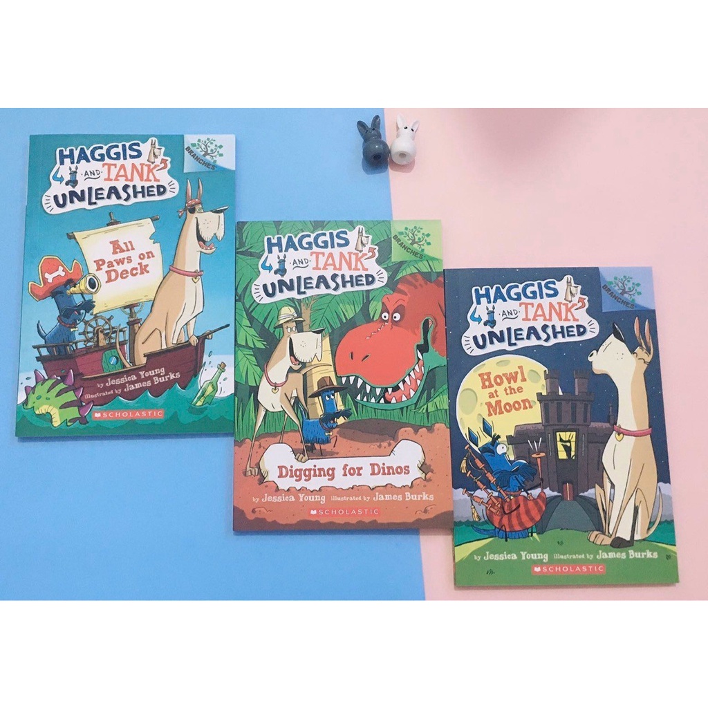 พร้อมส่ง🐶 Haggis and Tank Unleashed Series🐶บทสนทนาตลกๆ การเล่นคำ และแฝงความรู้ อ่านง่าย ดึงดูดใจ ภาพ