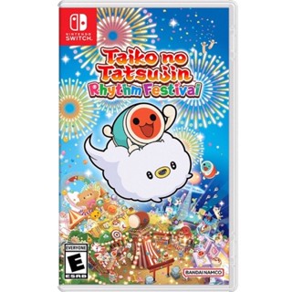 (มือ1 พรัอมส่ง) Nintendo Switch Game : Taiko no Tatsujin: Rhythm Festival Zone Asia/ English