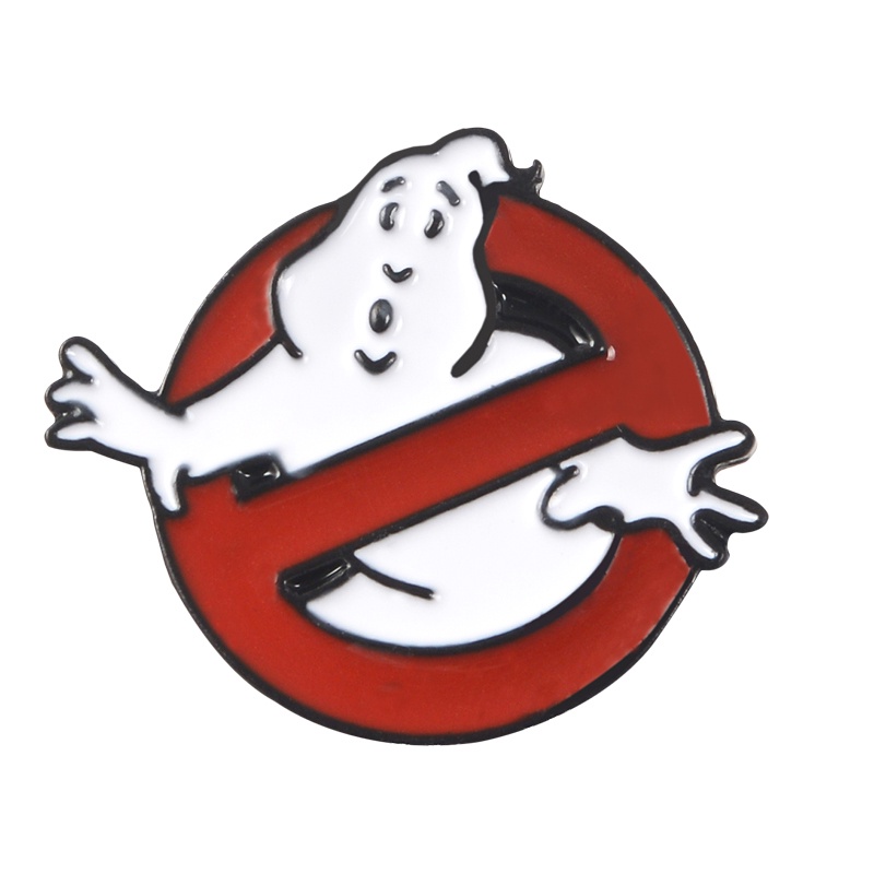 เข็มกลัด รูปการ์ตูน Ghostbusters สไตล์วินเทจ สําหรับตกแต่งเสื้อผ้าเพื่อน - รูปที่ 3