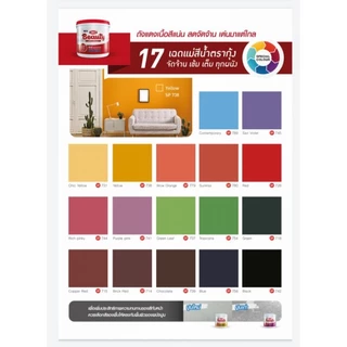 Beauty สีน้ำ แม่สีน้ำอะครีลิค ขนาด 0.9 ลิตร ( 1/4 แกลลอน )