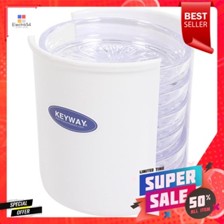 ที่รองแก้ว PS KEYWAY สีใส 6ชิ้น/ชุดPS COASTER KEYWAY CLEAR 6PCS/SET