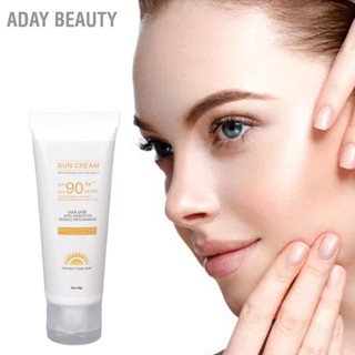 Aday Beauty Uva Uvb ครีมกันแดด กันน้ํา ให้ความชุ่มชื้น 1.4 ออนซ์ สําหรับผู้ชาย ผู้หญิง