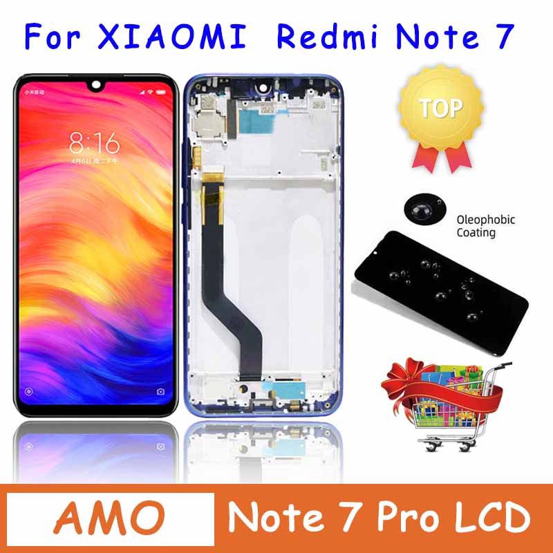 6.3"LCD For Xiaomi Redmi Note 7/ Note 7 Pro LCD M1901F7G Screen Display Touch Screen With Frame Digitizer Assembly