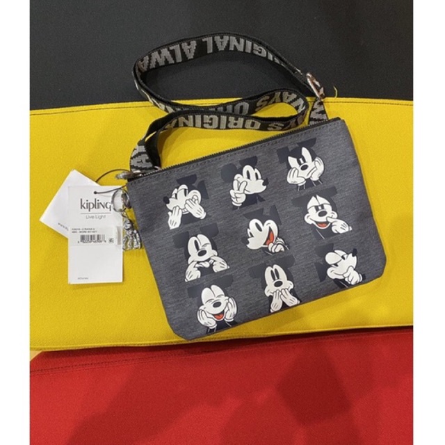 New Kipling x Disney's Mickey &amp; Friends Crossbody Bag แท้💯