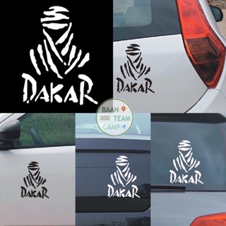 สติ๊กเกอร์ DAKAR ดักการ์ สติกเกอร์ แต่งรถยนต์ แต่งรถ สติ้กเกอร์ ดาก้า ติดรถ ติด ออฟโรด ดากา ดักกา แรลลี่ แต่ง รถ เดินป่า