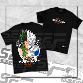 Tee เสื้อยืดสําหรับผู้ชาย✴M.Hunter X Hunter Gon Killua เสื้อยืดผ้า Unisex/ เสื้อผ้า/ เสื้อยืด K?: