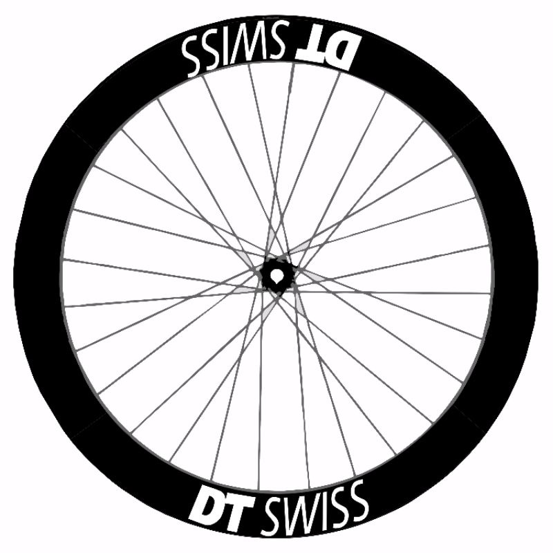 สติกเกอร์รูปลอกล้อ Swiss dt สําหรับแหวนจักรยานเสือหมอบ fixie 700c กว้าง 4 ซม.