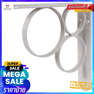 แขนรับชั้นเหล็ก STACKO O 15x15 ซม. สีขาวBRACKET STACKO O 15X15CM WHITE