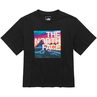 Tee เสื้อยืดครอป Thenorthface เสื้อยืดแขนสั้น ระบายอากาศ ใส่สบาย เหมาะกับฤดูใบไม้ผลิ สําหรับผู้หญิง