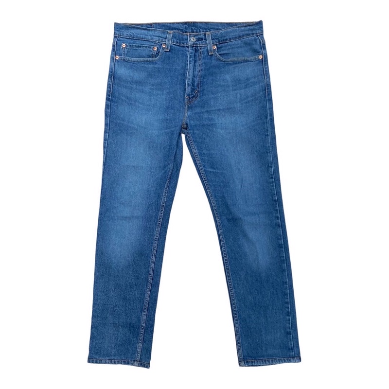 กางเกงยีนส์ Levi& 39;s 510 Skinny Fit Tapered Midd Blue Jeans