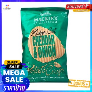 Mackies Cheddar &amp; Onion Ridge 150g