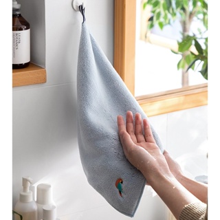 Omocha - Hand towel ผ้าเช็ดมือขนนุ่มพิเศษ แขวนได้