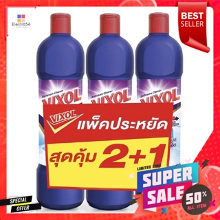 WIN HOMEE น้ำยาทำความสะอาดห้องน้ำ VIXOL 900ml แพ็ค3 ม่วง