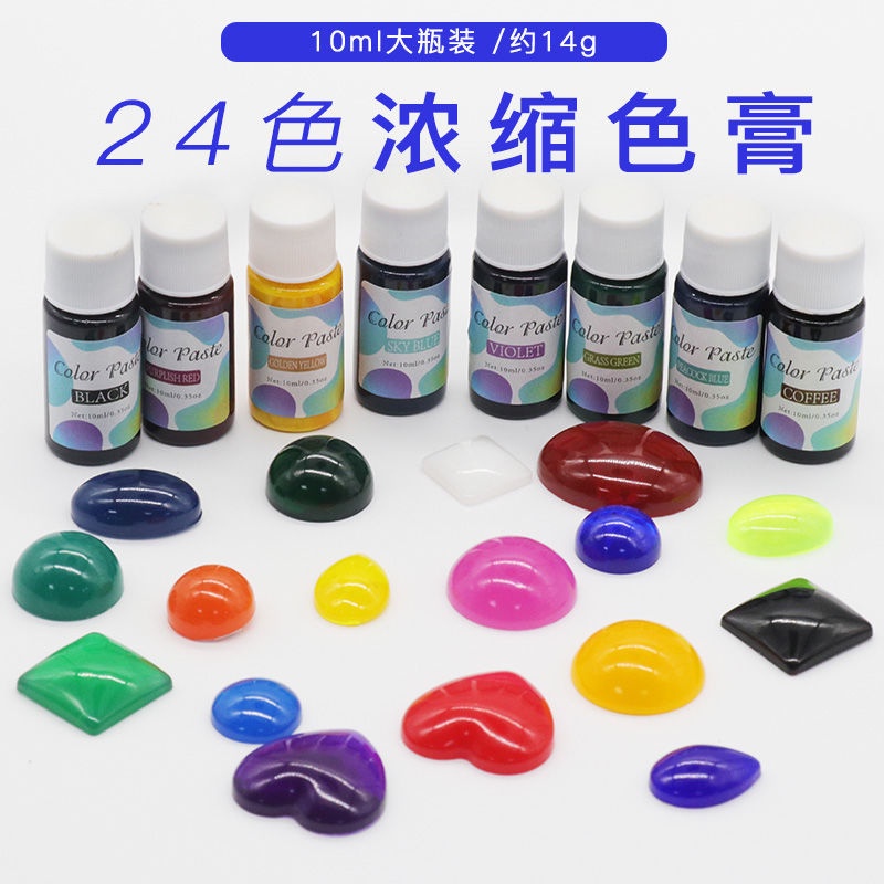 Epoxy Resin Color Paste Pigment AB Resin Concentrated Handicraft Colorant Dye
