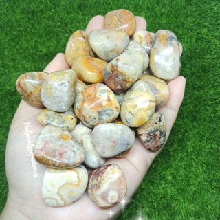 ✨พร้อมส่งจ้า✨💛Crazy Lace Agate🌰