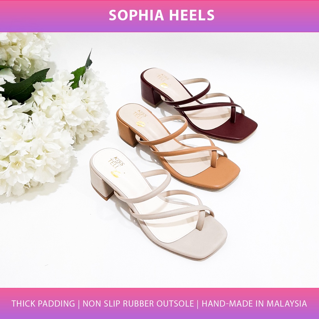 Kiss & Tell Sophia Heels Women Heels Comfort Heels รองเท้าส้นสูงแฟชั่น