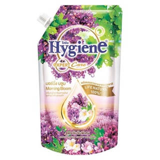 SuperSale63 490มล. น้ำยาปรับผ้านุ่ม ไฮยีน ปรับผ้านุ่ม Hygien Expert Care ครบทุกสูตร มอร์นิ่งบลูมสีม่วง 490มล.