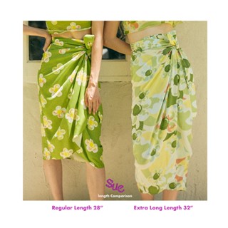 SUE - Extra Long Wrap Skirt กระโปรงฟรีไซส์ยาวพิเศษ