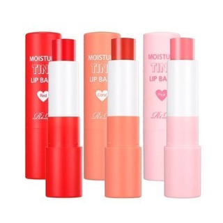 ลิปบาล์ม เพิ่มความชุ่มชื้น 1+1+1 สีชมพู+สีปะการัง+สีแดง