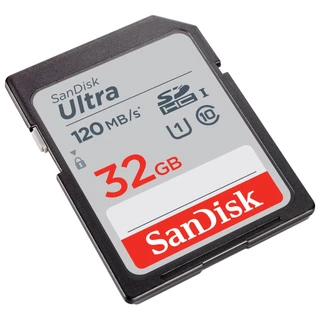 SanDisk Ultra SD Card SDHC UHS-I Memory Card 32GB Speed 120MB/s C10 U1 Full HD (SDSDUN4-032G-GN6IN)