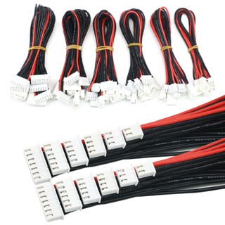 สายชาร์จแบตเตอรี่ JST-XH 1S 2S 3S 4S 5S 6S 20 ซม. 22AWG สําหรับเครื่องชาร์จแบตเตอรี่ RC Lipo 5 ชิ้น ต่อล็อต