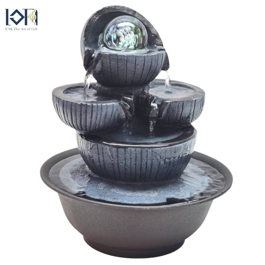 น้ำพุตั้งโต๊ะ รุ่นบ่อทอง8876 เสริมแก้ฮวงจุ้ย ตั้งวางบนโต๊ะทำงานตกแต่งบ้าน เป็นของขวัญมงคลได้ - รูปที่ 5