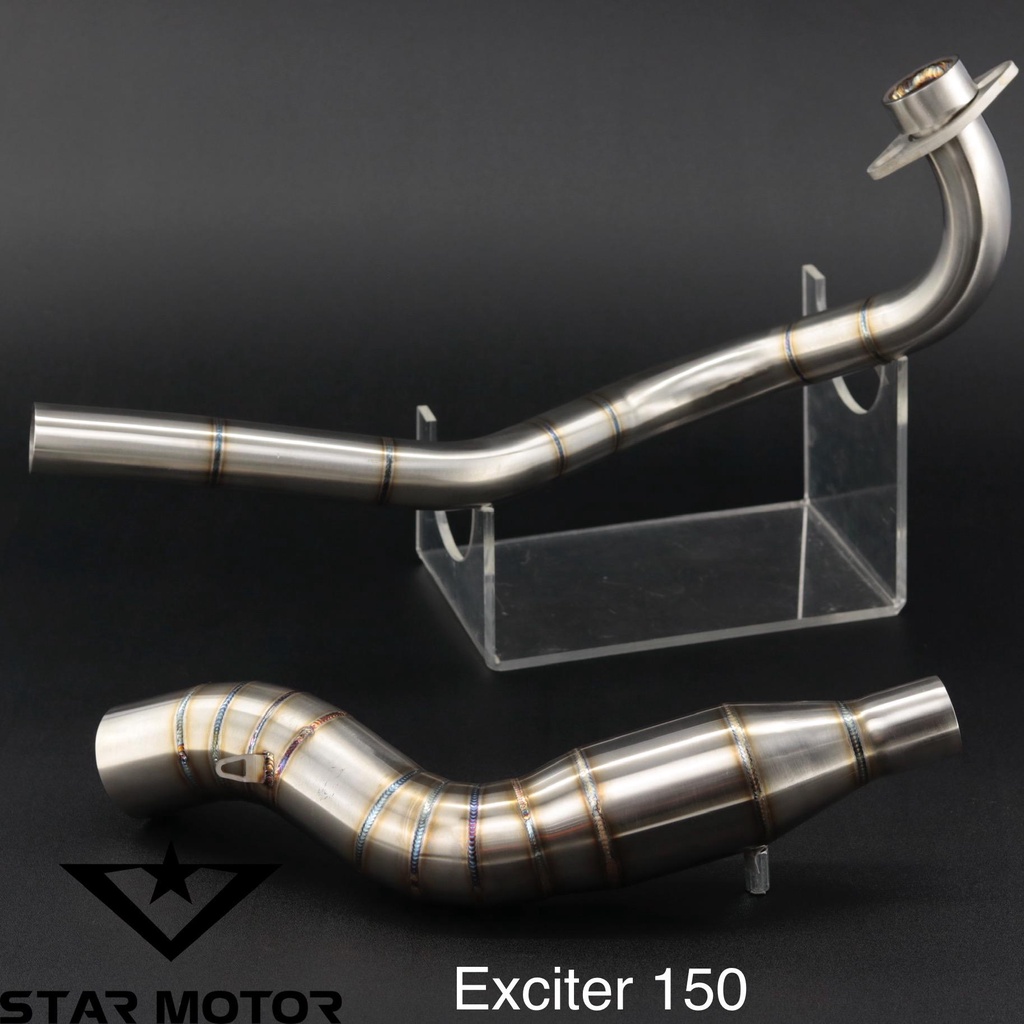 Combo Exciter 150,155 ท่อร่วมไอเสียพร้อมท่อร่วมไอเสียสแตนเลส 304
